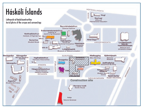 University guide map